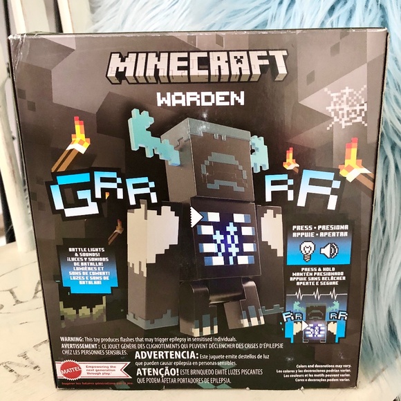 Minecraft, Warden, 2022, Action Figure, Toy, With Lights & Sounds, NEW, In Box - Picture 4 of 13